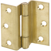 Brass Stormproof 63mm Butt Hinge Metal Window Flushed Internal External